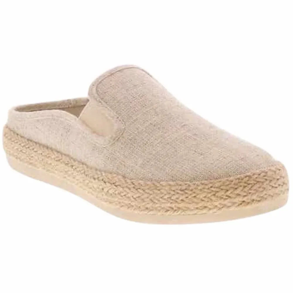 ESPRIT Neema‎ Linen Espadrille Slip On Shoes Women’s 8.5M Natural Beige